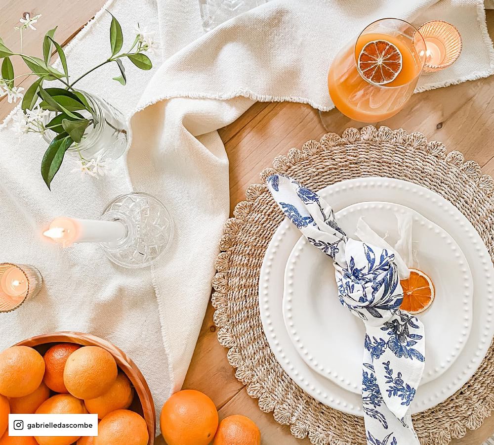 Emma Beaded Stoneware Dinnerware Sets Pottery Barn