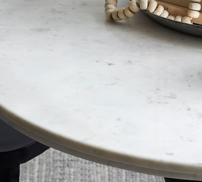 Chapman Oval Marble Pedestal Dining Table Pottery Barn