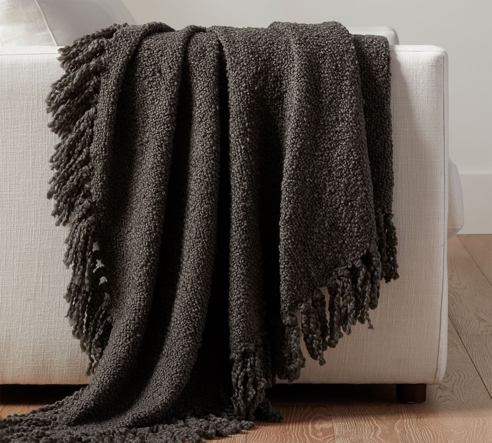 Dreamy Fringe Throw | Pottery Barn