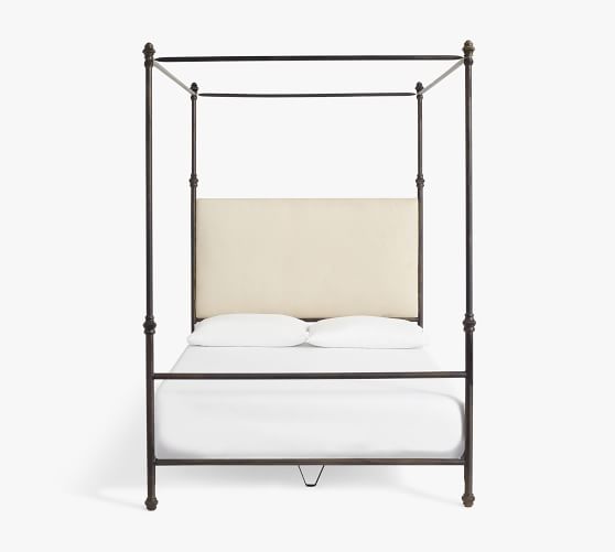 Antonia Metal Canopy Bed Pottery Barn, Pottery Barn Metal Bed Frame Full Size