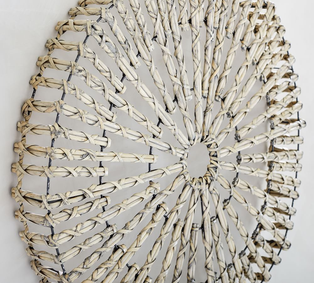 Woven Wheel Wall Art Wall Decor Pottery Barn