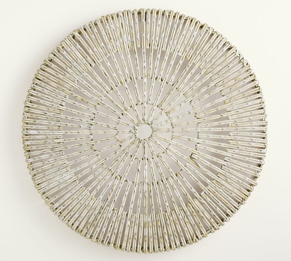 Woven Wheel Wall Art | Wall Decor | Pottery Barn