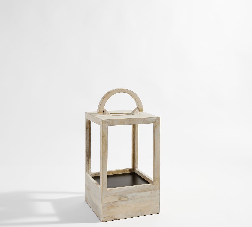 Decker Mango Wood Lantern Collection Pottery Barn