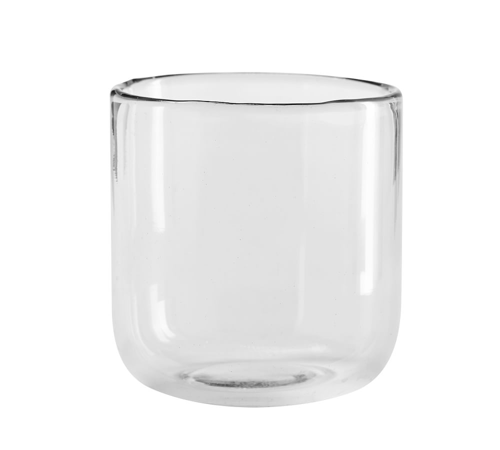 Modern Glass Votive Candle Holder Clear Pottery Barn