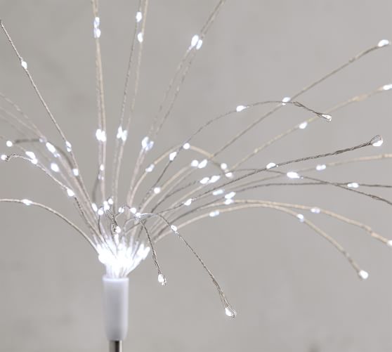 Solar Power LED Firework Starburst Fairy Lights Yard Garden Waterproof Lamp Q6K5 
