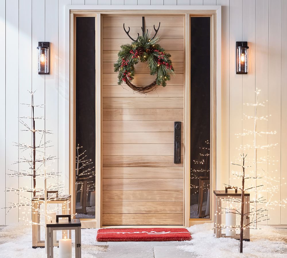 PreLit Twinkling Twig Trees Pottery Barn