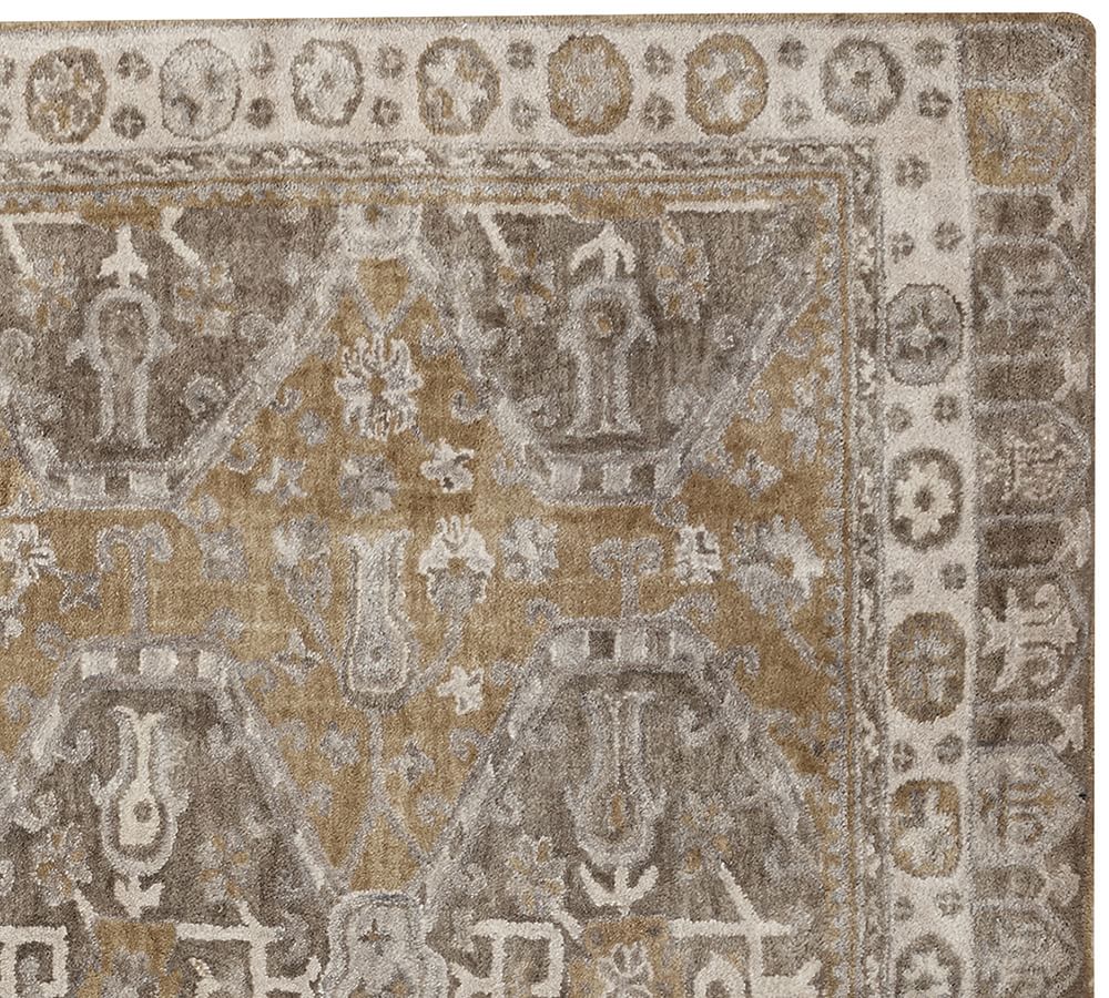 Nora PersianStyle Rug Swatch Neutral Pottery Barn