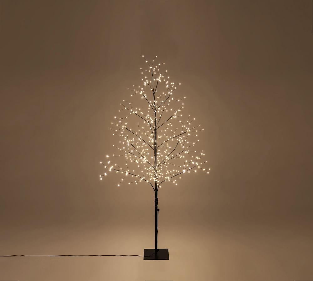 Halloween Black Fairy Pre-Lit LED Tree | Pottery Barn