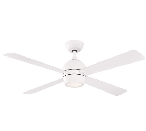 52 Kwad Ceiling Fan With Led Light Kit Pottery Barn - Can Led Lights Be Used In Ceiling Fans