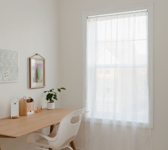 tension rod curtains