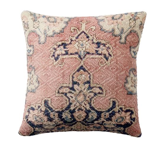 Red" 20" Reversible Pillow Cover Pottery Barn "Kristine 