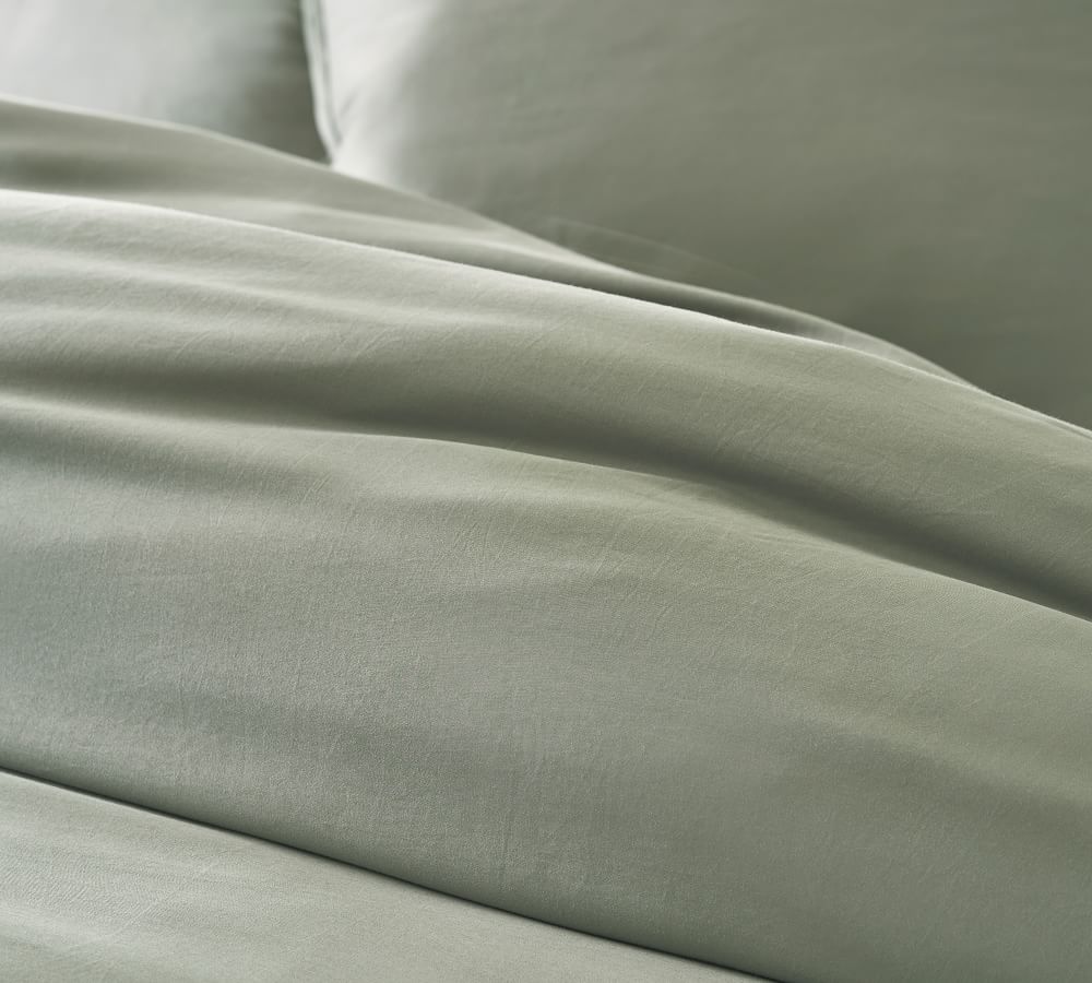 Casual TENCEL™ Duvet Cover Pottery Barn