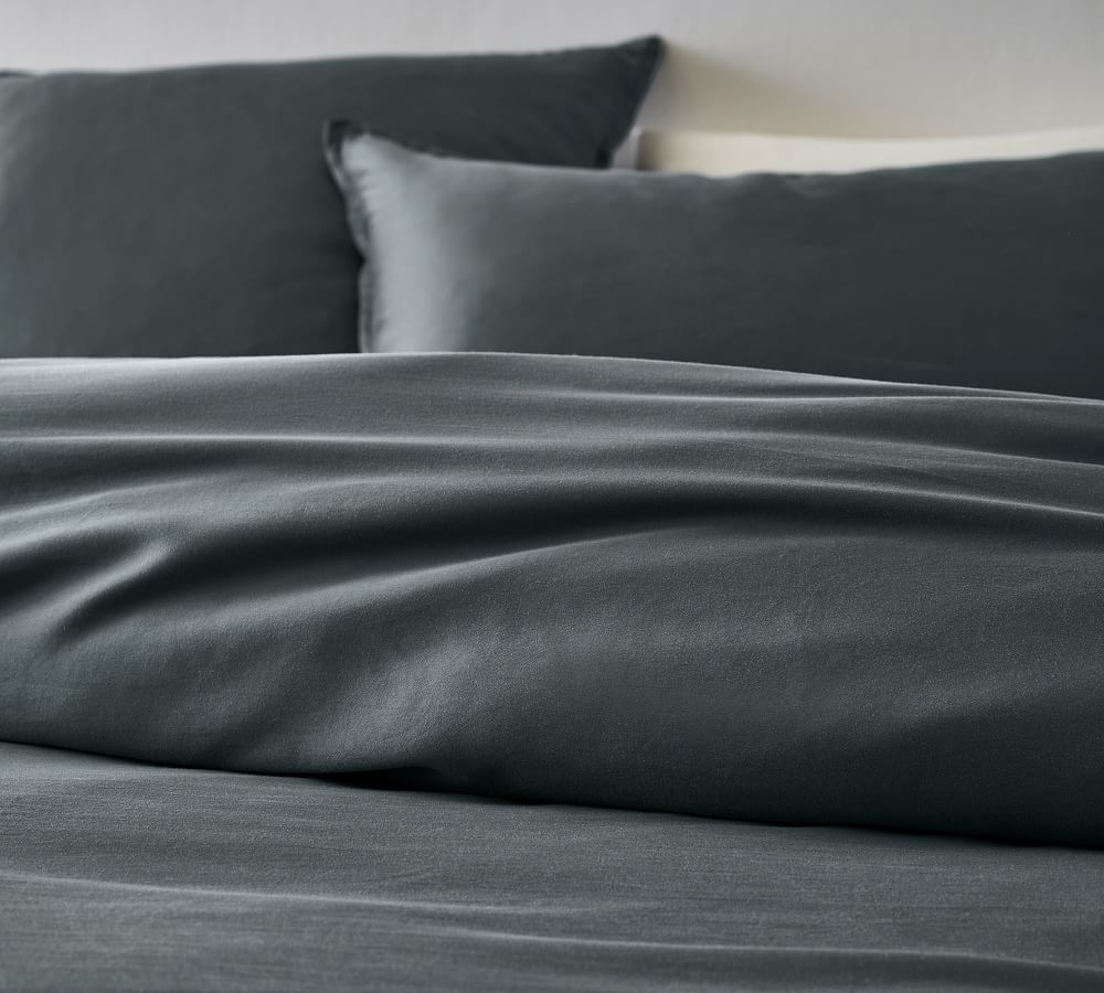 Casual TENCEL™ Duvet Cover Pottery Barn