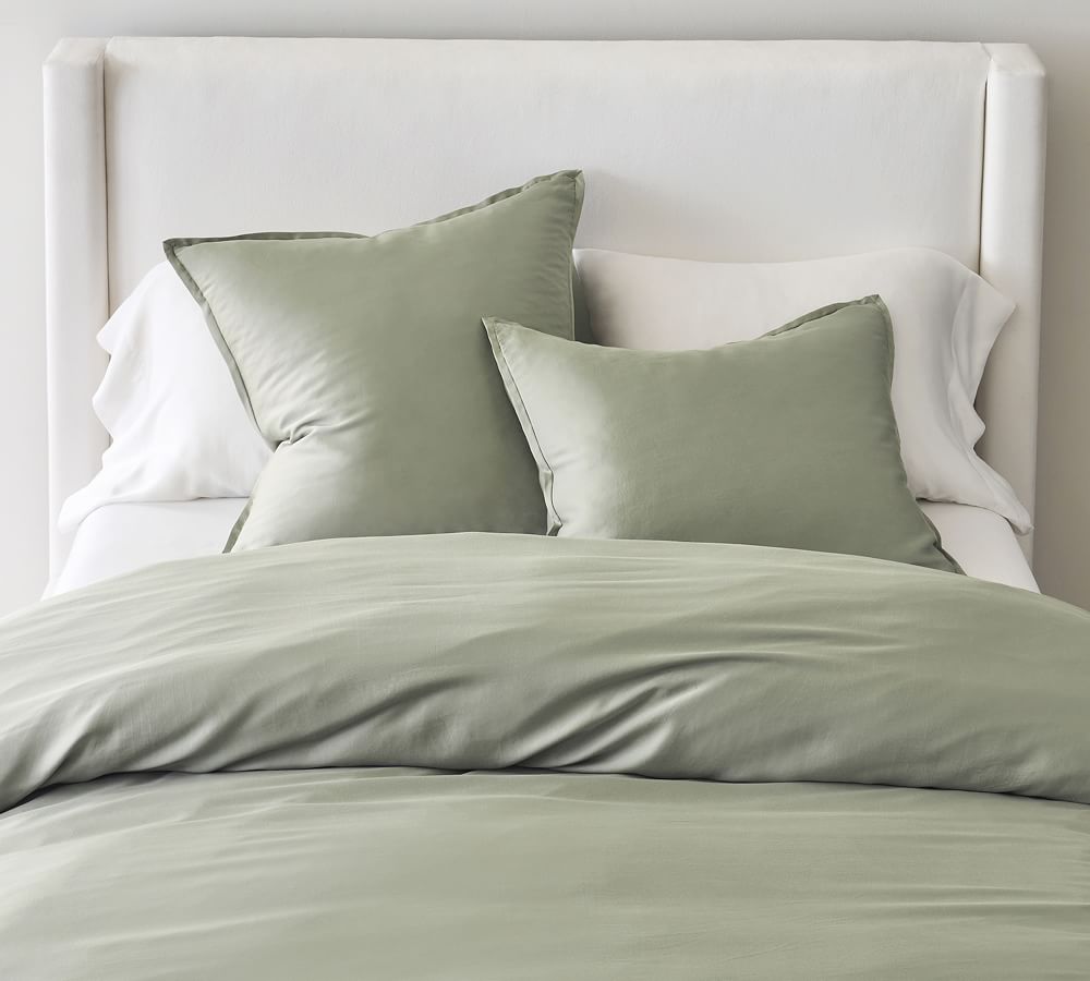 Casual TENCEL™ Duvet Cover Pottery Barn