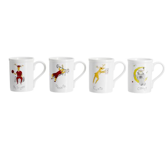 or more Santa's Reindeer Coffee Cups Mugs Ltd Commodities Replacements Pick 1 