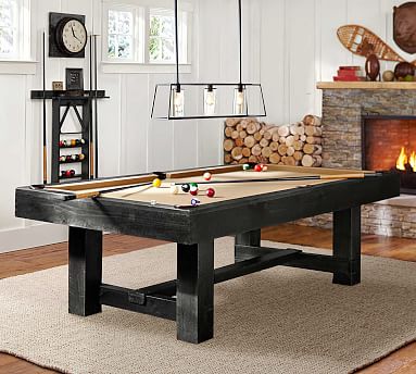 Benchwright Pool Table with Table Tennis Top | Pottery Barn