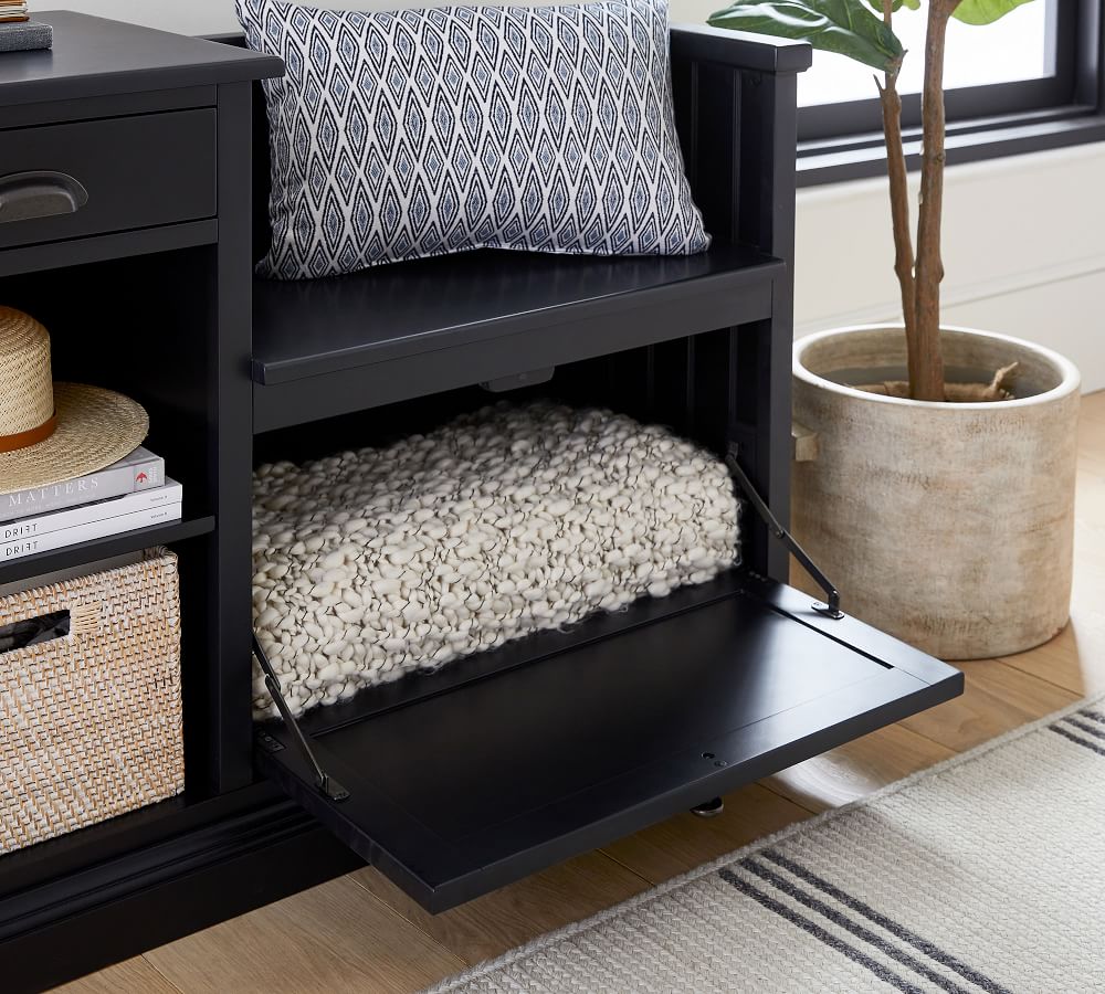 Aubrey Entryway Storage Bench Pottery Barn