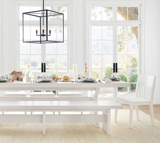Modern Farmhouse Extending Dining Table, Images Of Modern Farmhouse Dining Tables