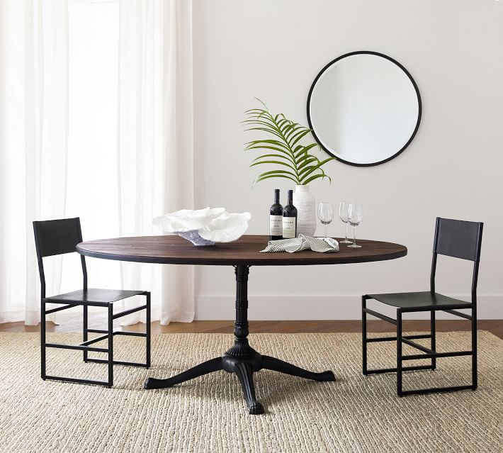 Rae Oval Pedestal Dining Table Pottery Barn