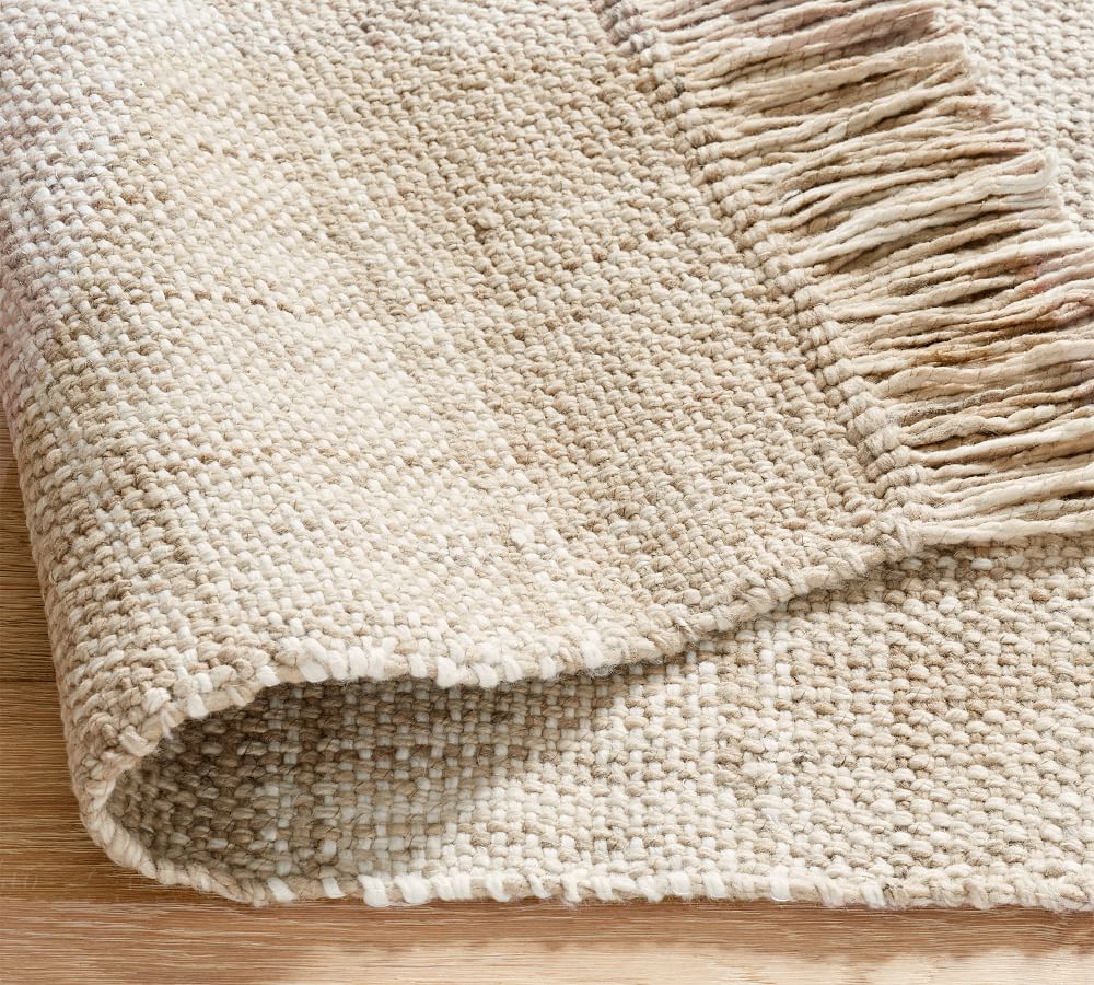 Kian Striped Indoor/Outdoor Rug | Pottery Barn