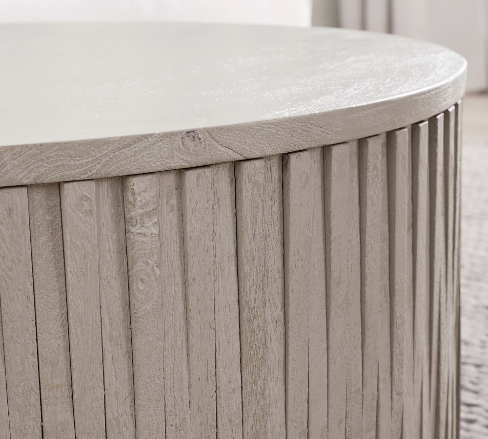 Coloma 40" Round Storage Coffee Table Pottery Barn