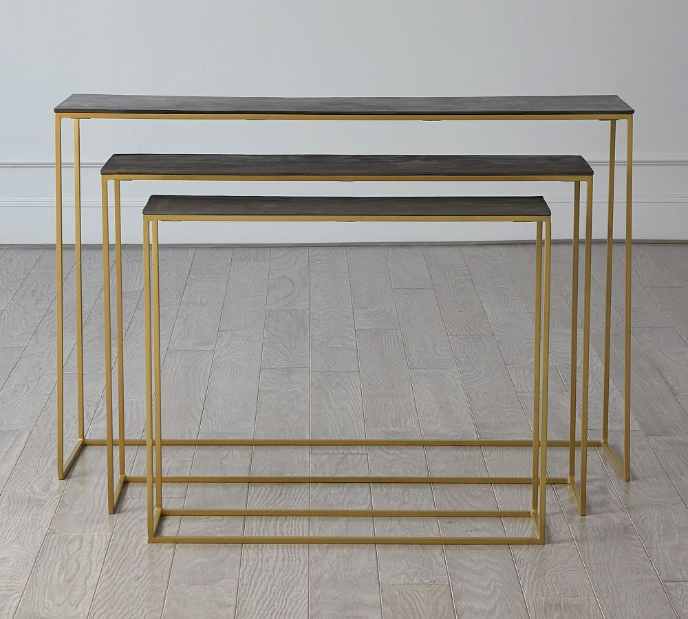Alroy Nesting Console Tables Pottery Barn