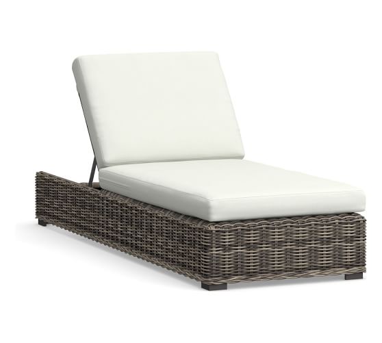 Single and Double Chaise Lounge Chair Pottery Barn