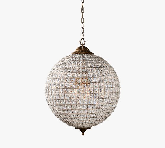 Hersch Crystal Round Chandelier 