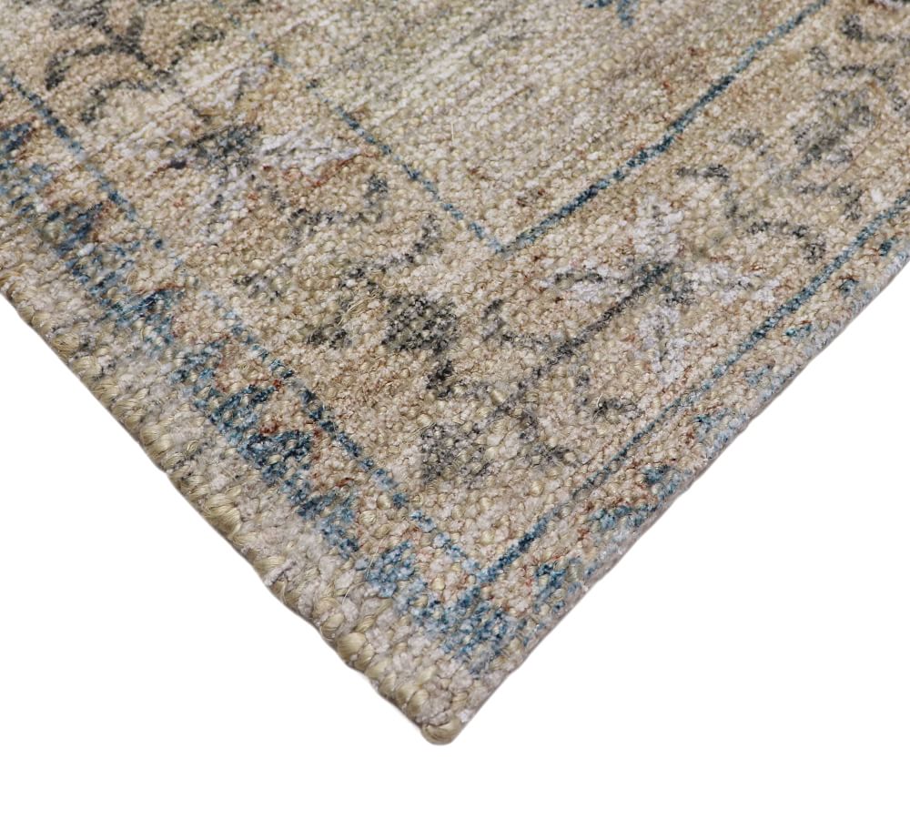 Persyn Handwoven Jute Chenille Rug Pottery Barn
