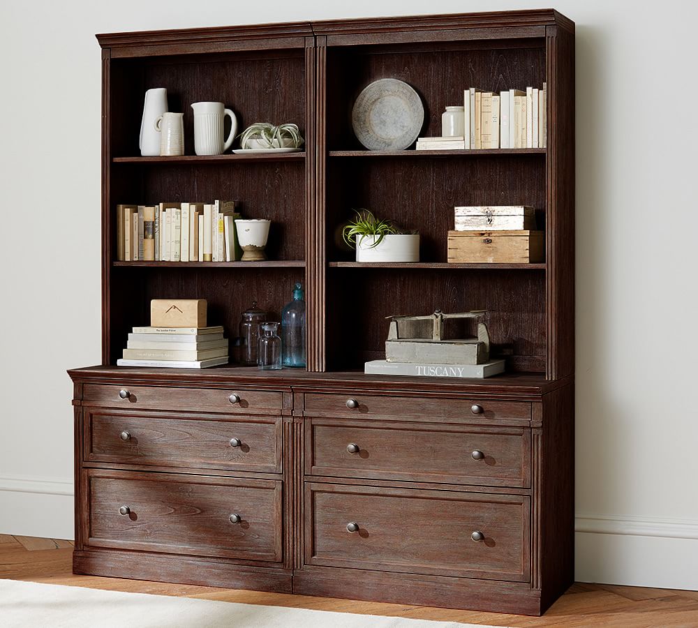 Livingston 70" x 81" Bookcase Pottery Barn