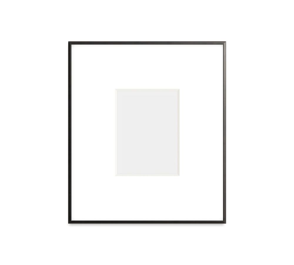 OPEN BOX Thin Metal Gallery Frames With Mat Pottery Barn