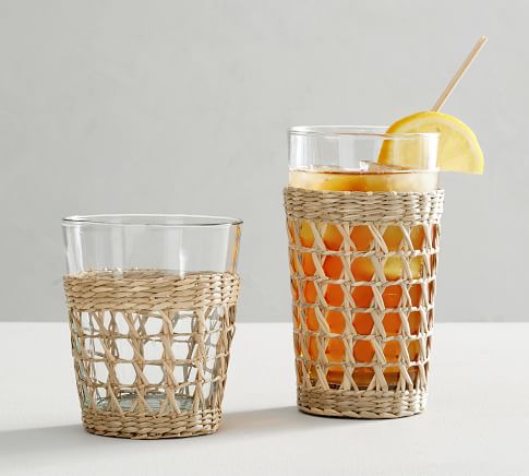 Cane Recycled Drinking Glasses