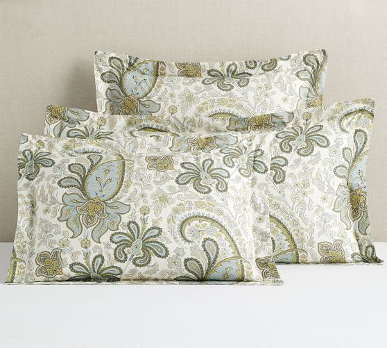 pottery barn charlie paisley bedding