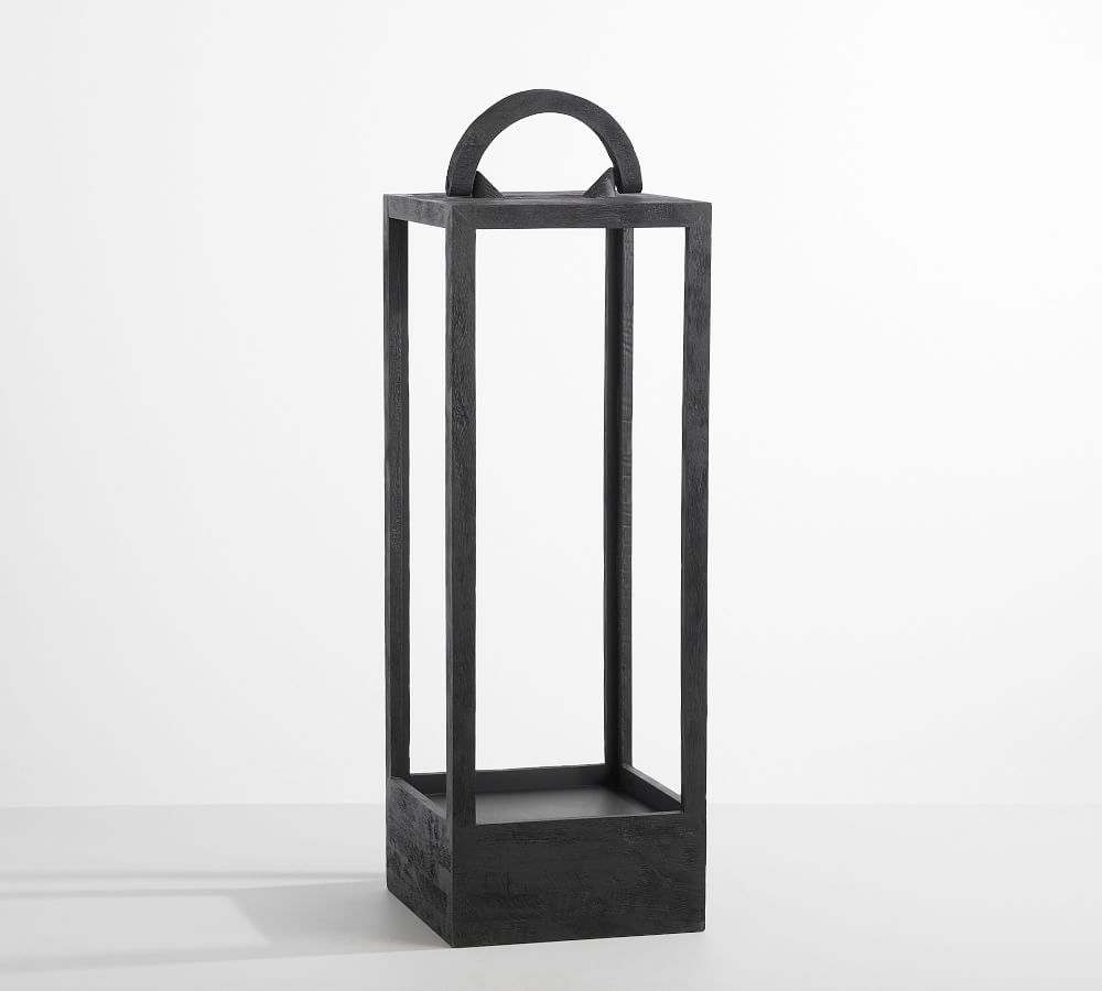 Decker Mango Wood Lantern Collection Pottery Barn
