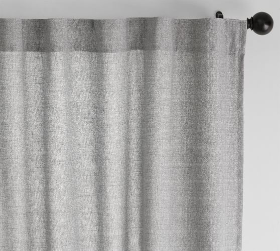 New~Set of 2~Pottery Barn~Broadway Curtains Drapes Panels~Fog Gray~50x108 