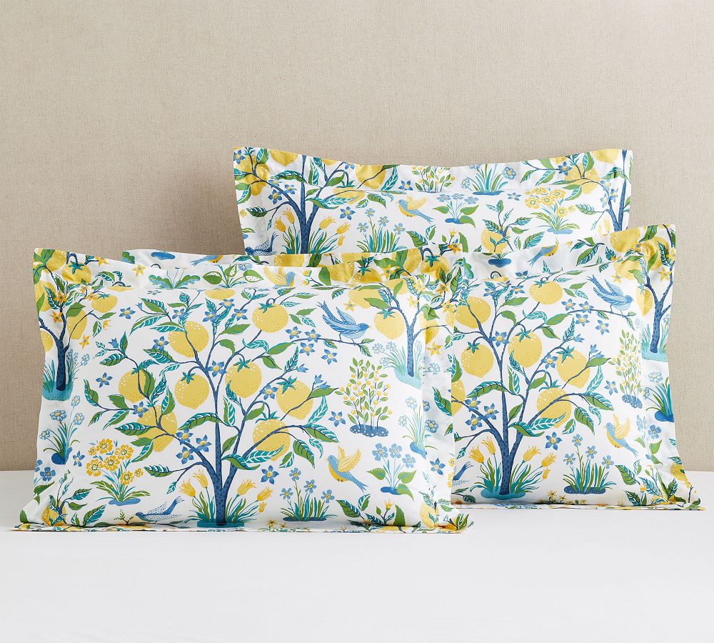 pottery barn lemon tree duvet