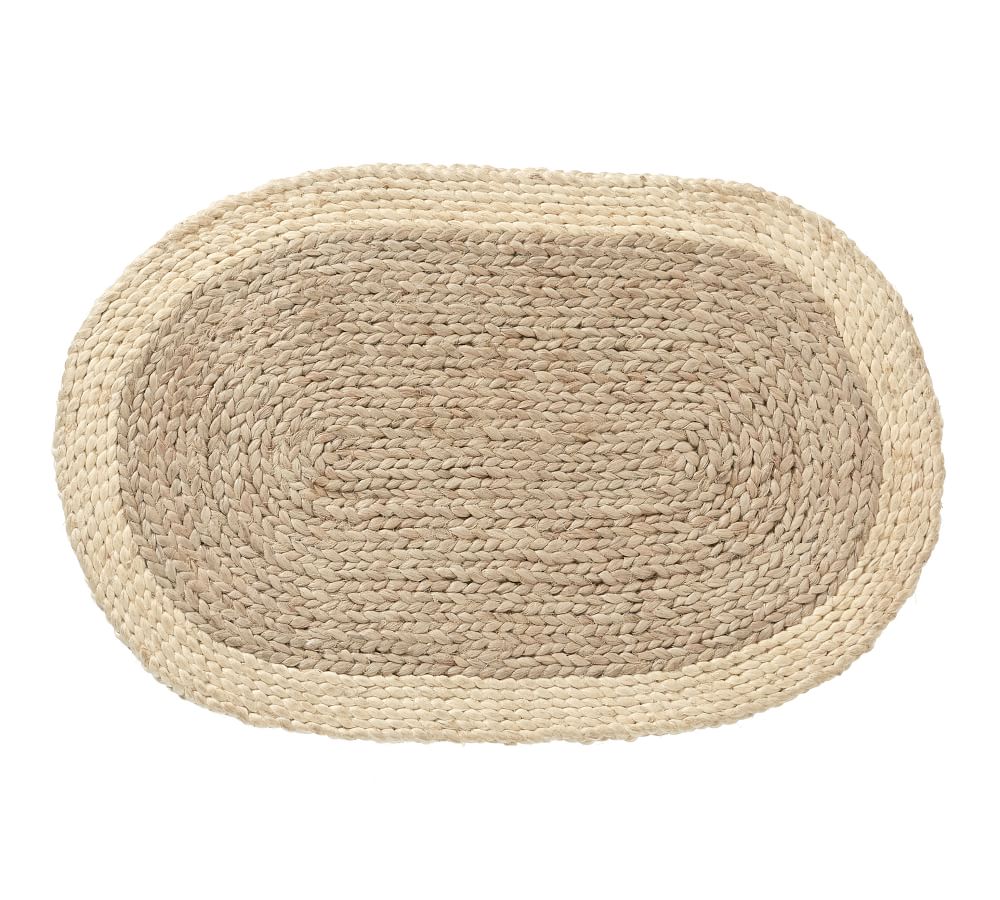 Braided Oval Natural Fiber Doormat Pottery Barn