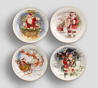 ceramic christmas plates