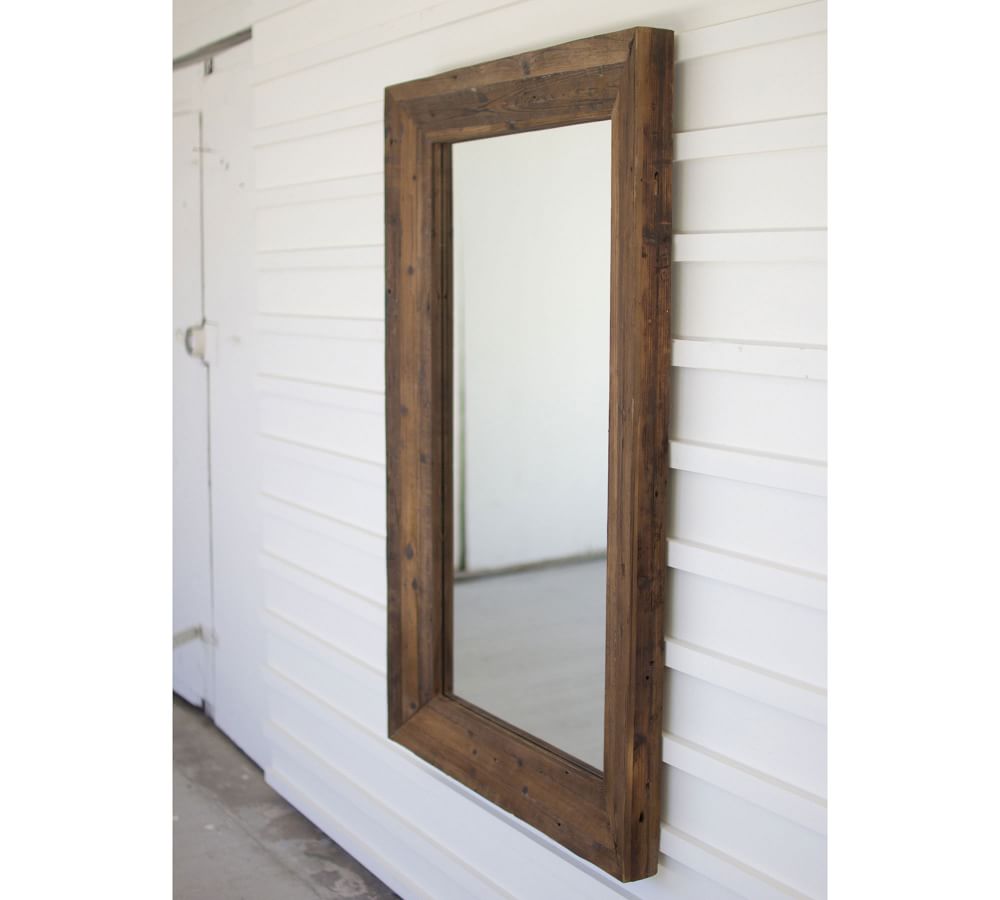 Recycled Wood Frame Wall Mirror Pottery Barn