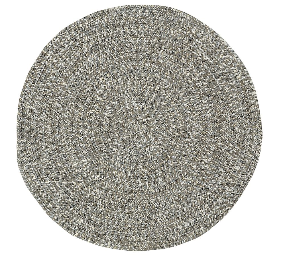 Ridley Round Indoor Outdoor Braided Rug Pottery Barn