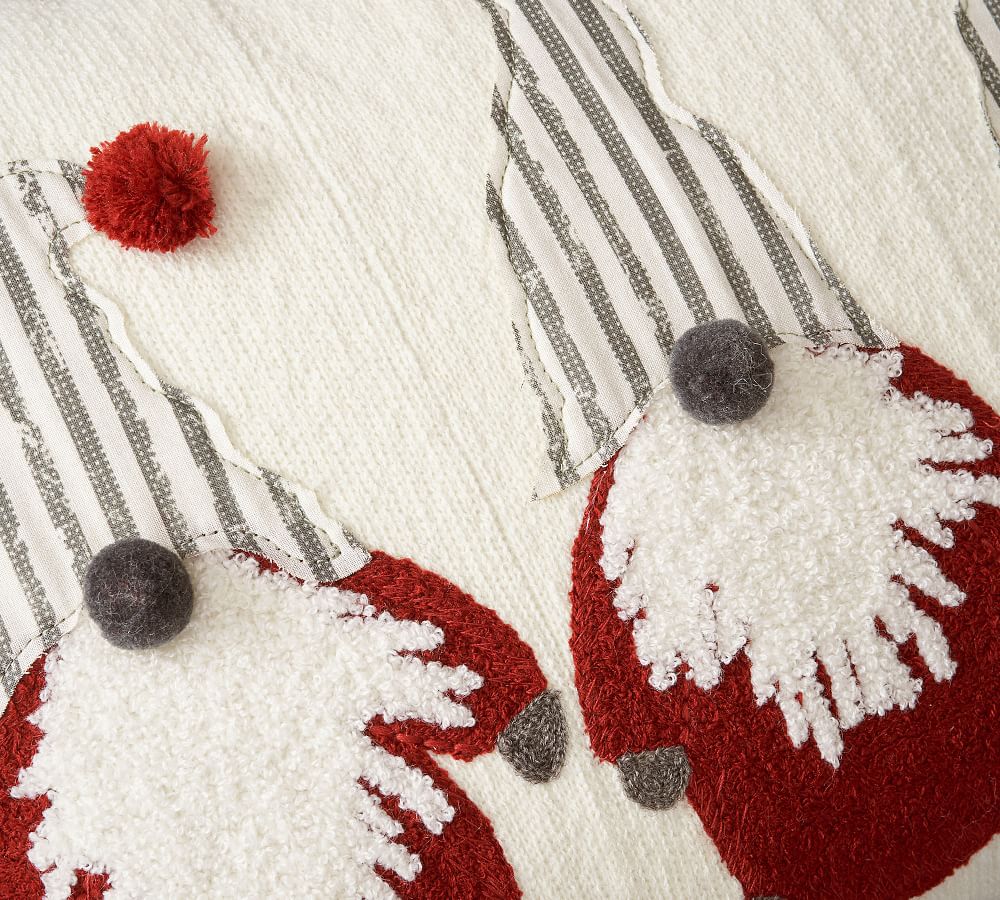 Christmas Gnomes Decorative Pillow Cover Pottery Barn