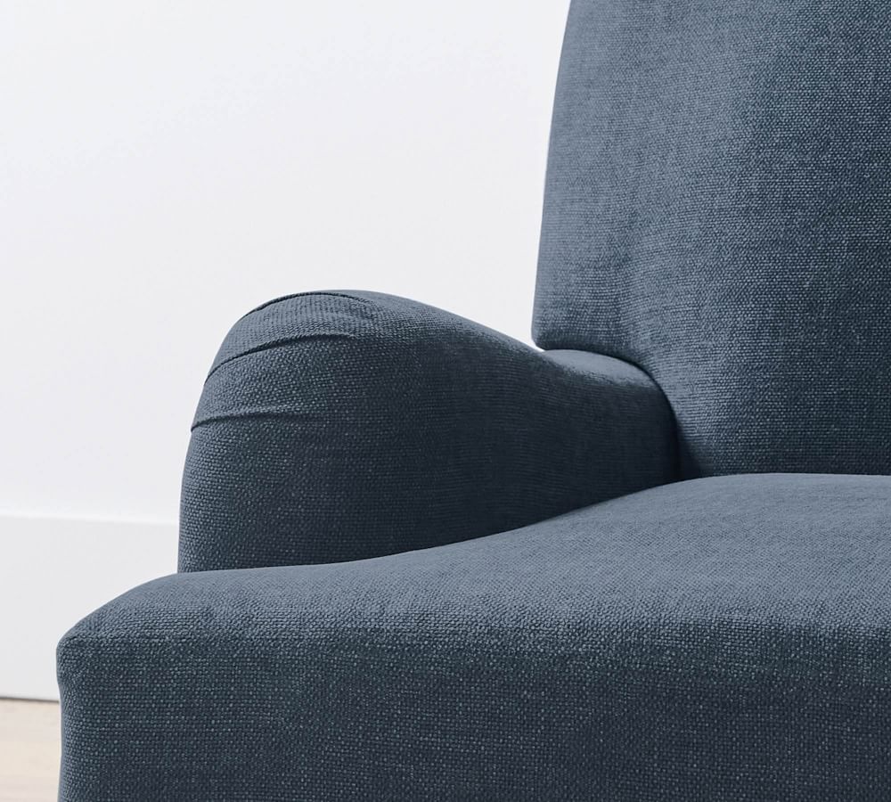 Carlisle Upholstered Chaise Lounge Pottery Barn