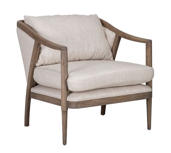 pottery barn arm chairs