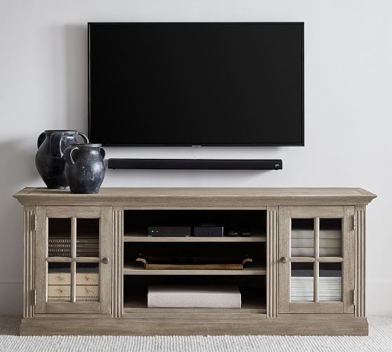 restoration hardware outlet tv stand