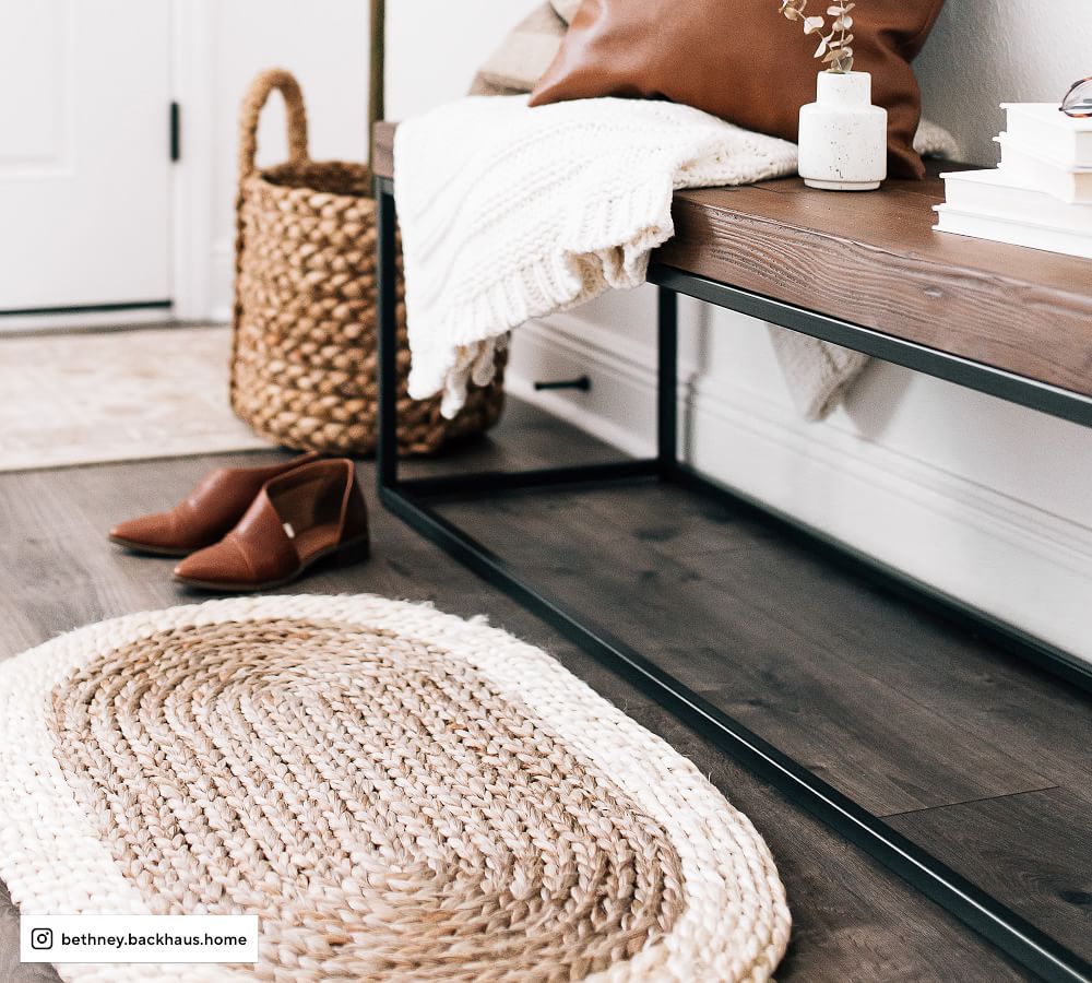 Braided Oval Natural Fiber Doormat Pottery Barn