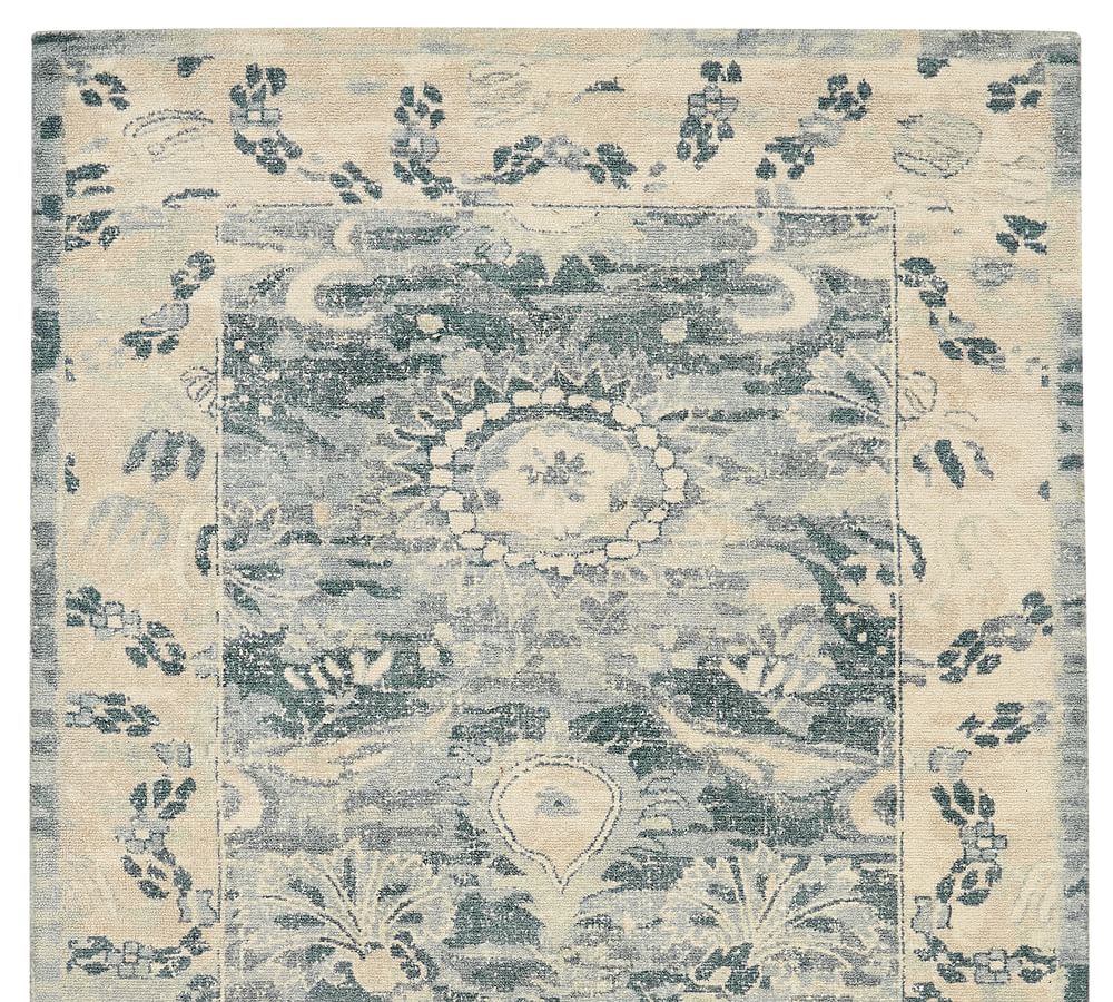 Jema HandTufted Printed Wool Rug Pottery Barn