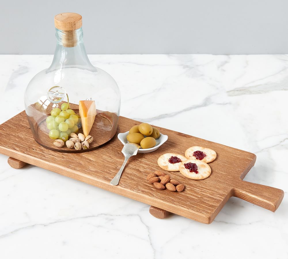 Reclaimed Pine Wood Serving Tray Pottery Barn