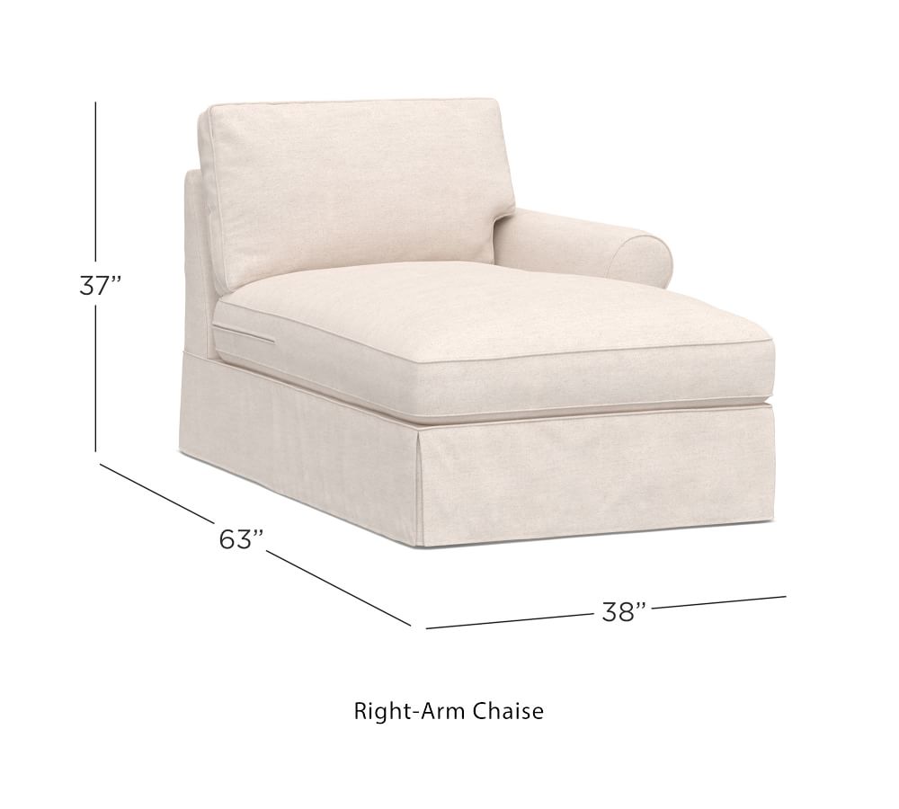 Build Your Own - PB Comfort Roll Arm Slipcovered Sectional Components ...