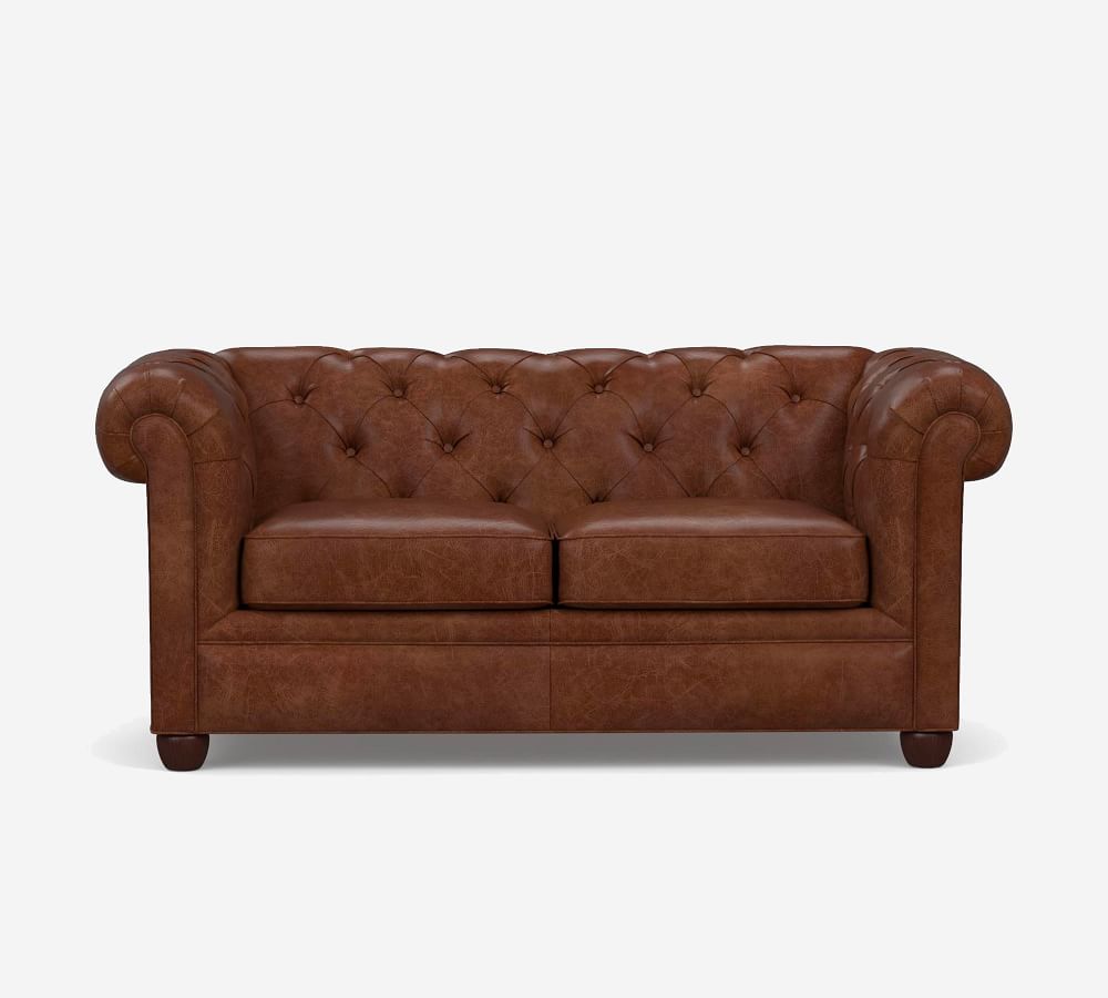 Chesterfield Leather Sofa Pottery Barn