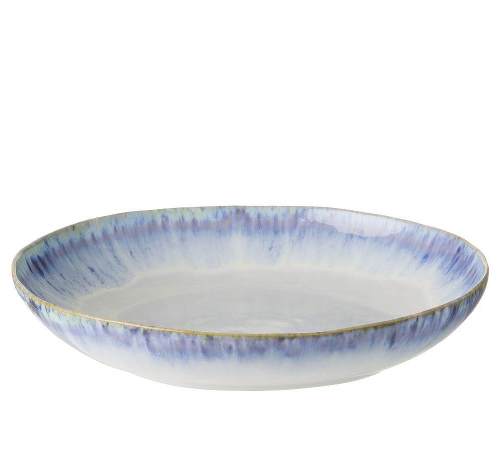 COSTA NOVA Stoneware Ceramic Dish Lisboa Collection Individual Pasta Bowl 7.25/28.75 oz Blue Tiles